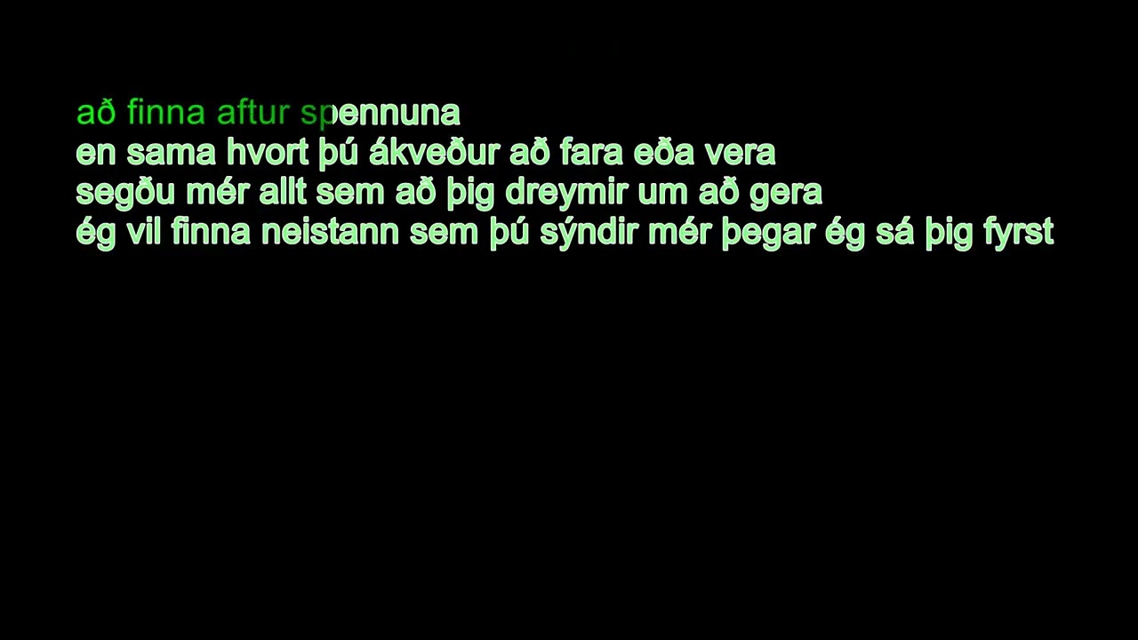 GDRN - Háspenna - Karaoke