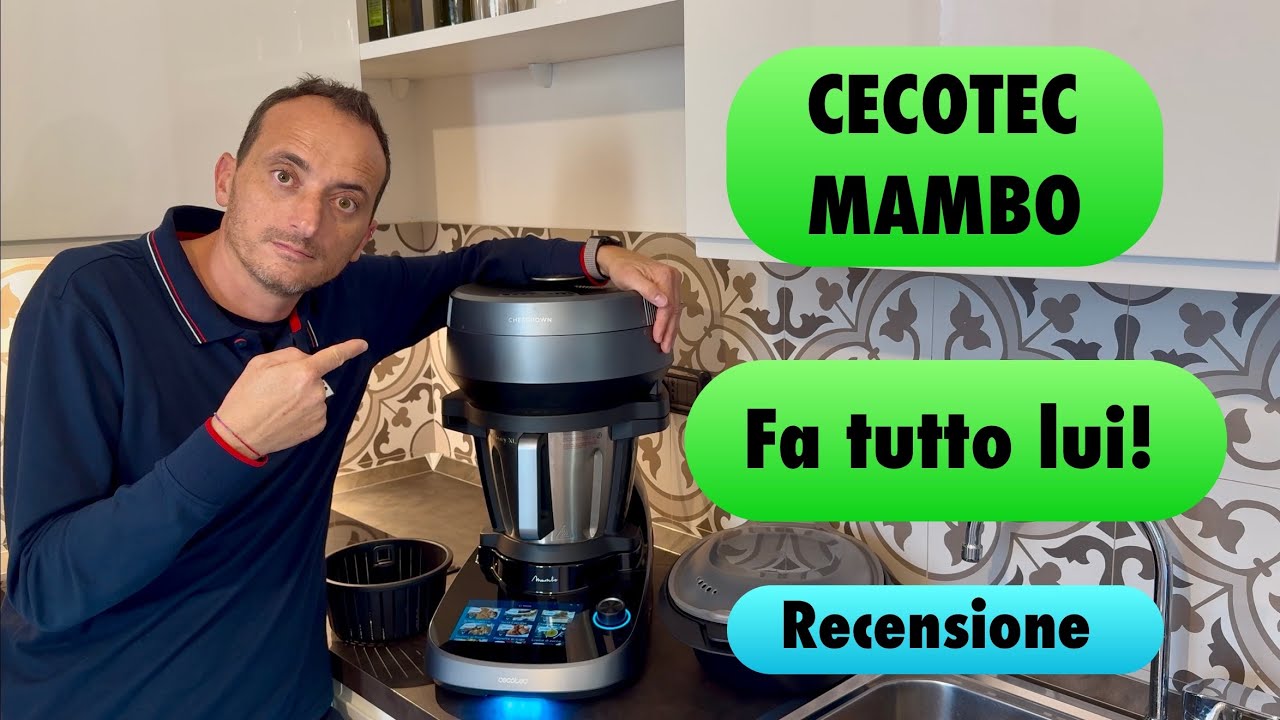 Recensione CECOTEC MAMBO con CHEFCROWN: il robot che cucina da solo!