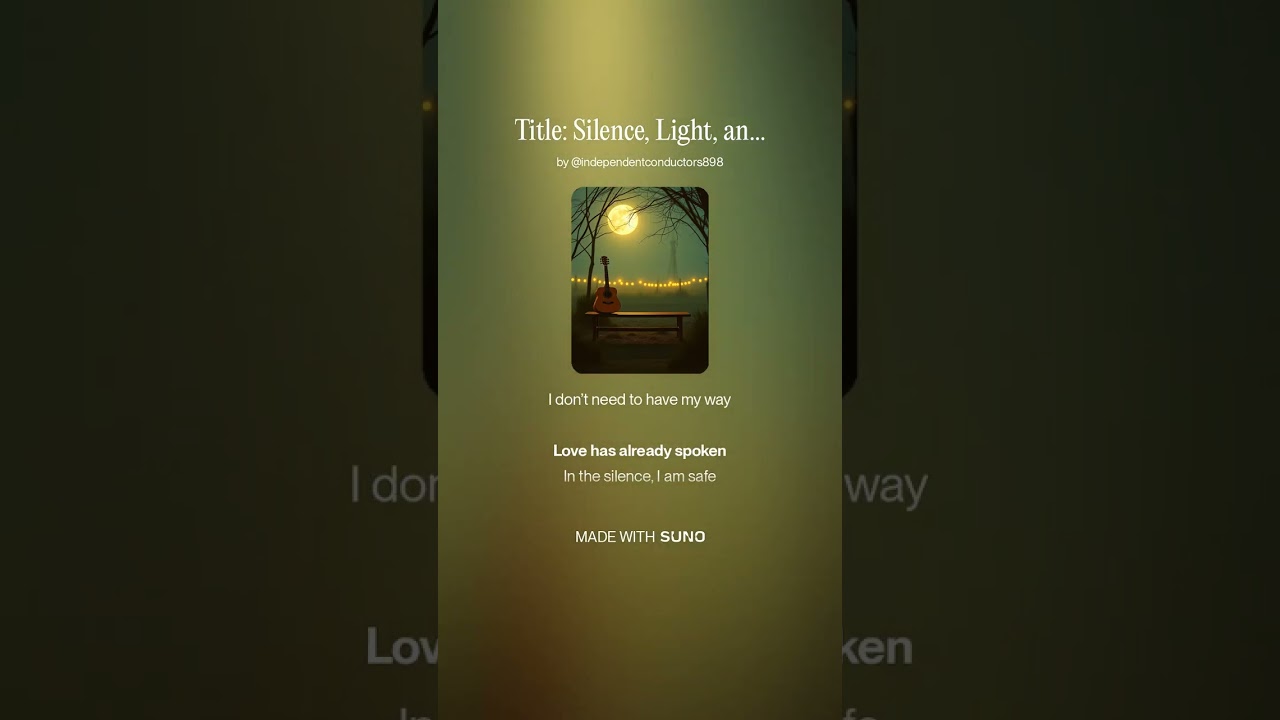 Title: Silence, Light, and Love