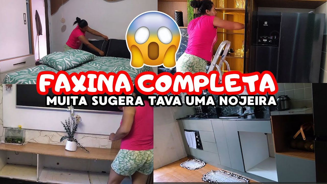 FAXINA MOTIVACIONAL: Do CAOS ao LAR DOS SONHOS em 1 Dia! 💪🧹#limpeza #faxina #organização #donadecasa