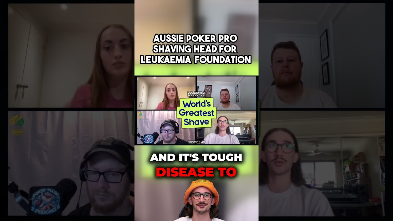 Aussie Poker Pro Lachlan Crilly is shaving head to raise $10,000 for charity - A fantastic cause!