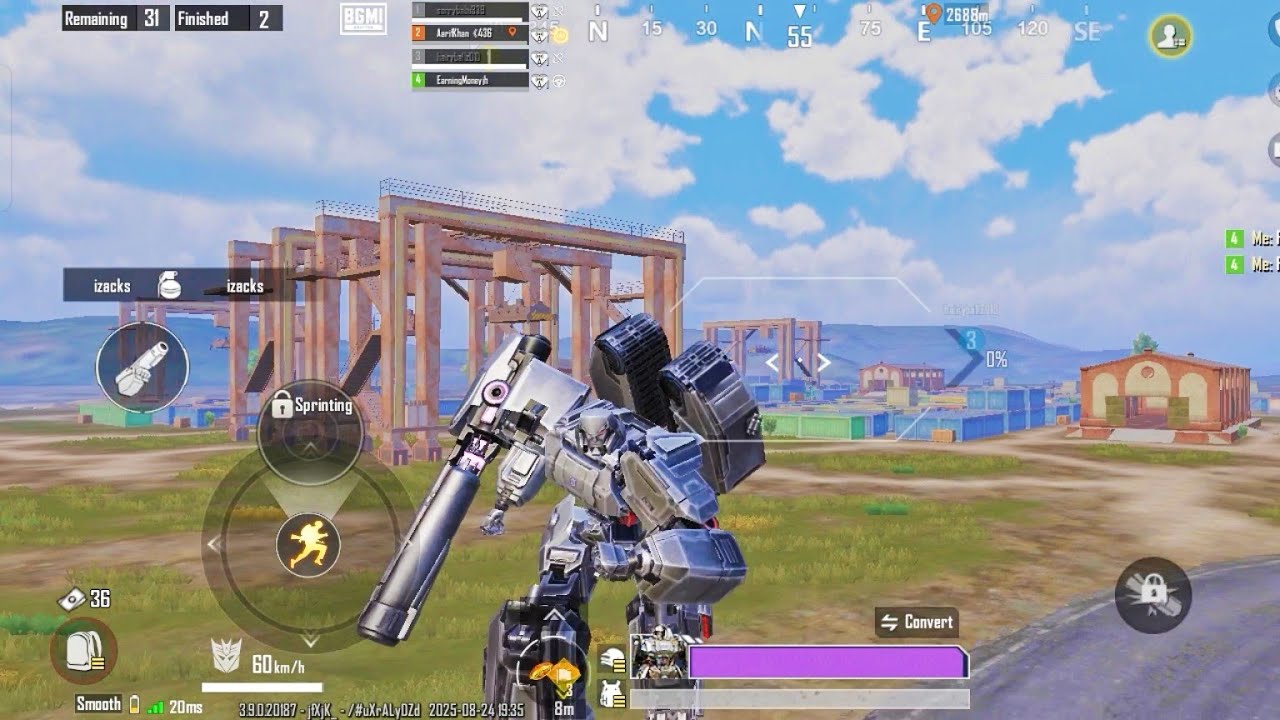 PUBG MOBILE TRANSFORMS MODE MEGATRON VEHICLE 🚜🚑