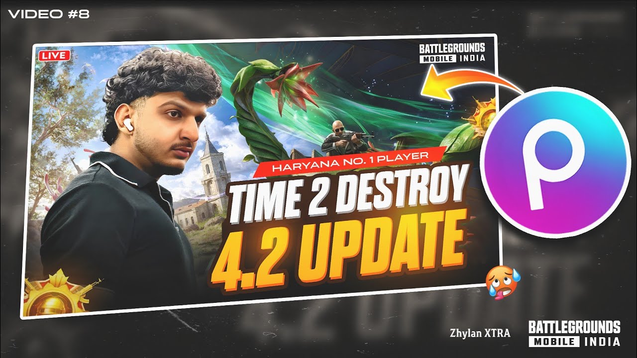 Next Level 4.2 Update Live Stream Thambnail 🔥| 4.2 Update Thambnail Tutorial | Zhylan XTRA #8