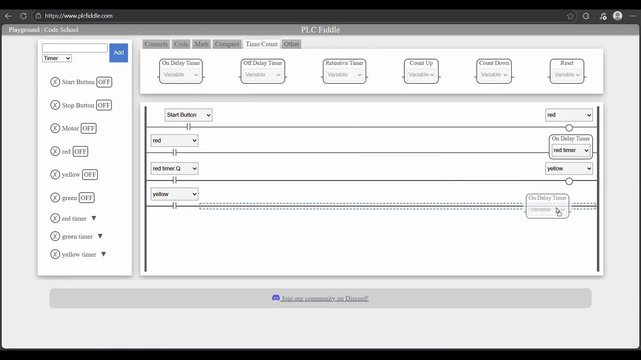 UE239025  |   Ladder Programing for basic traffic light | Submitted to Prof. Manu Sharma |