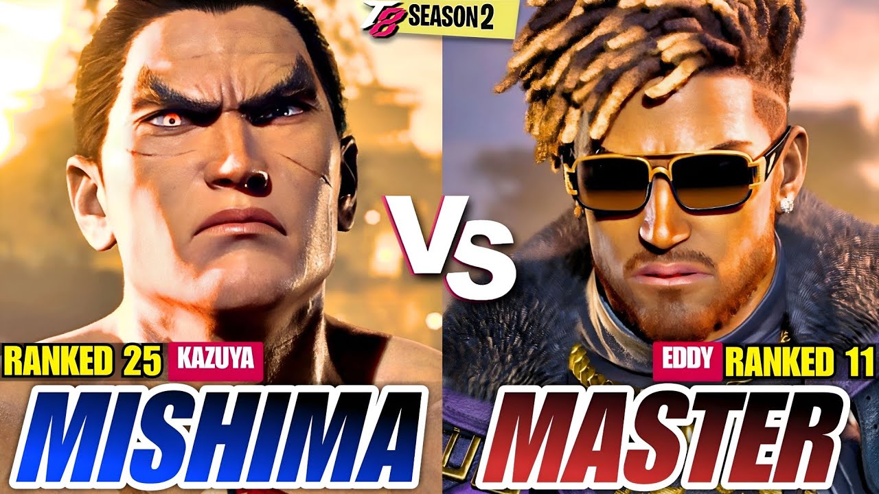 Tekken 8 | MishimaKSA (Kazuya) vs Tekken Master (Eddy) | High Level Matches