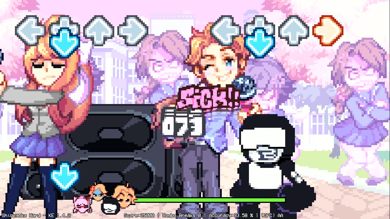 Friday Night Funkin Monika Full Week Rebooted Senpai Edition