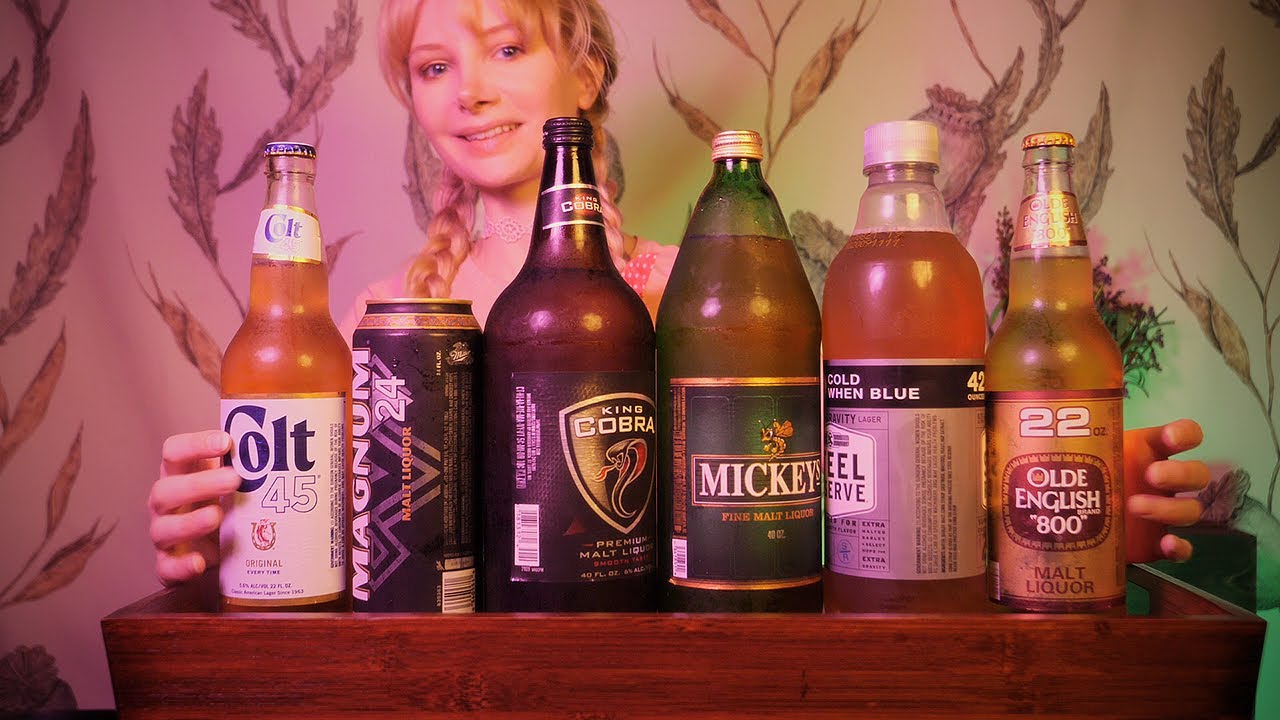 ASMR Malt Liquor Tasting 🍻