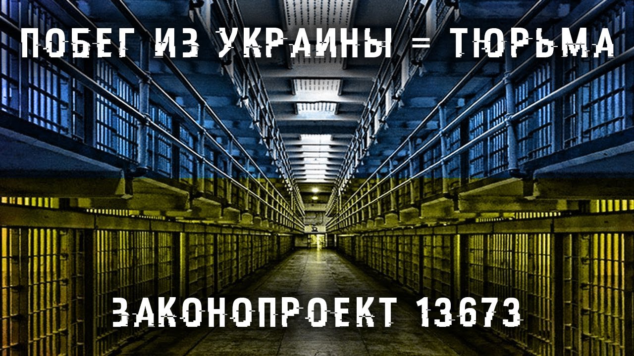 Побег из Украины - ТЮРЬМА! Законопроект 13673