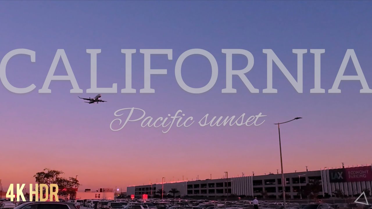 【4K】Driving in Los Angeles beach ｜California LAX｜Pacific sunset｜Relaxing immerse｜ US