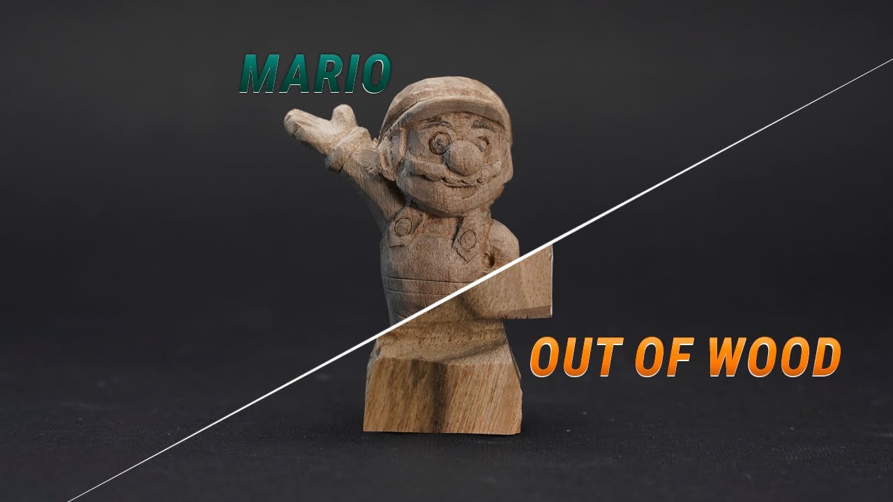 Create This Mario Wood Carving Tutorial and Amaze Your Friends!