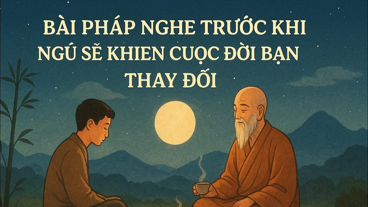Bài Pháp Nghe Trước Khi Ngủ Sẽ Khiến Cuộc Đời Bạn Thay Đổi | Truyện Thiền Chữa Lành Tâm An 