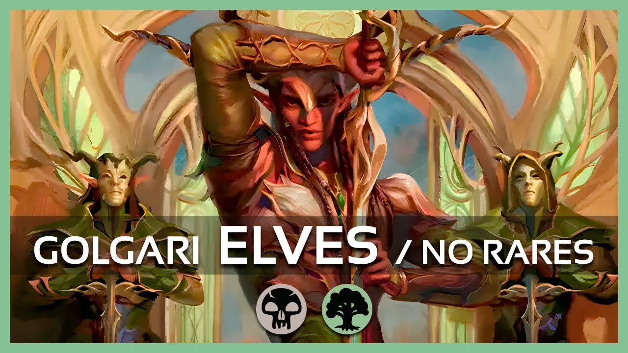 No Rares | Golgari Elves | Artisan | Standard MTG Arena | Bo1 | Lorwyn Eclipsed | Iniciação Élfica!
