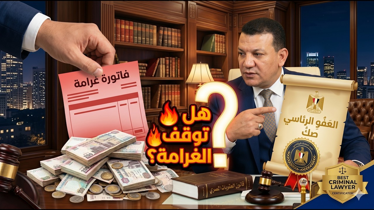 هل الغرامه توقف العفو | اشهر محامي جنايات في الاسكندريه