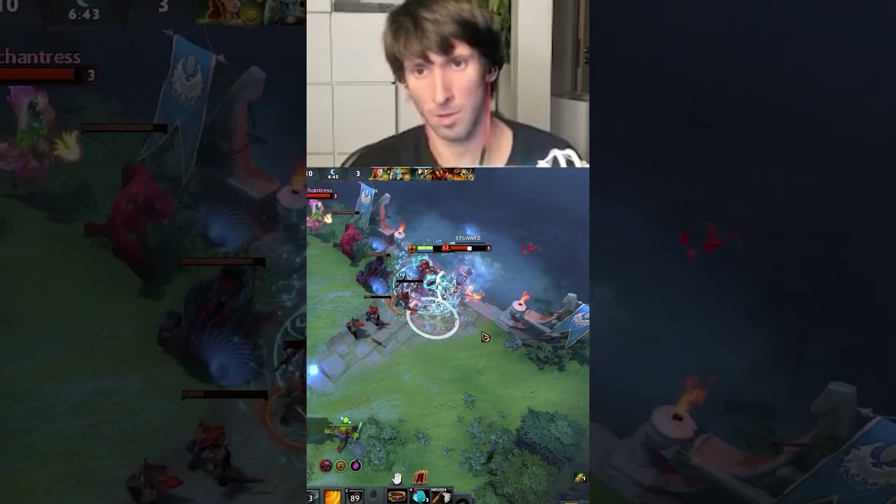 Dendi destroyed mid with Earth Shaker 💥 7.33c
