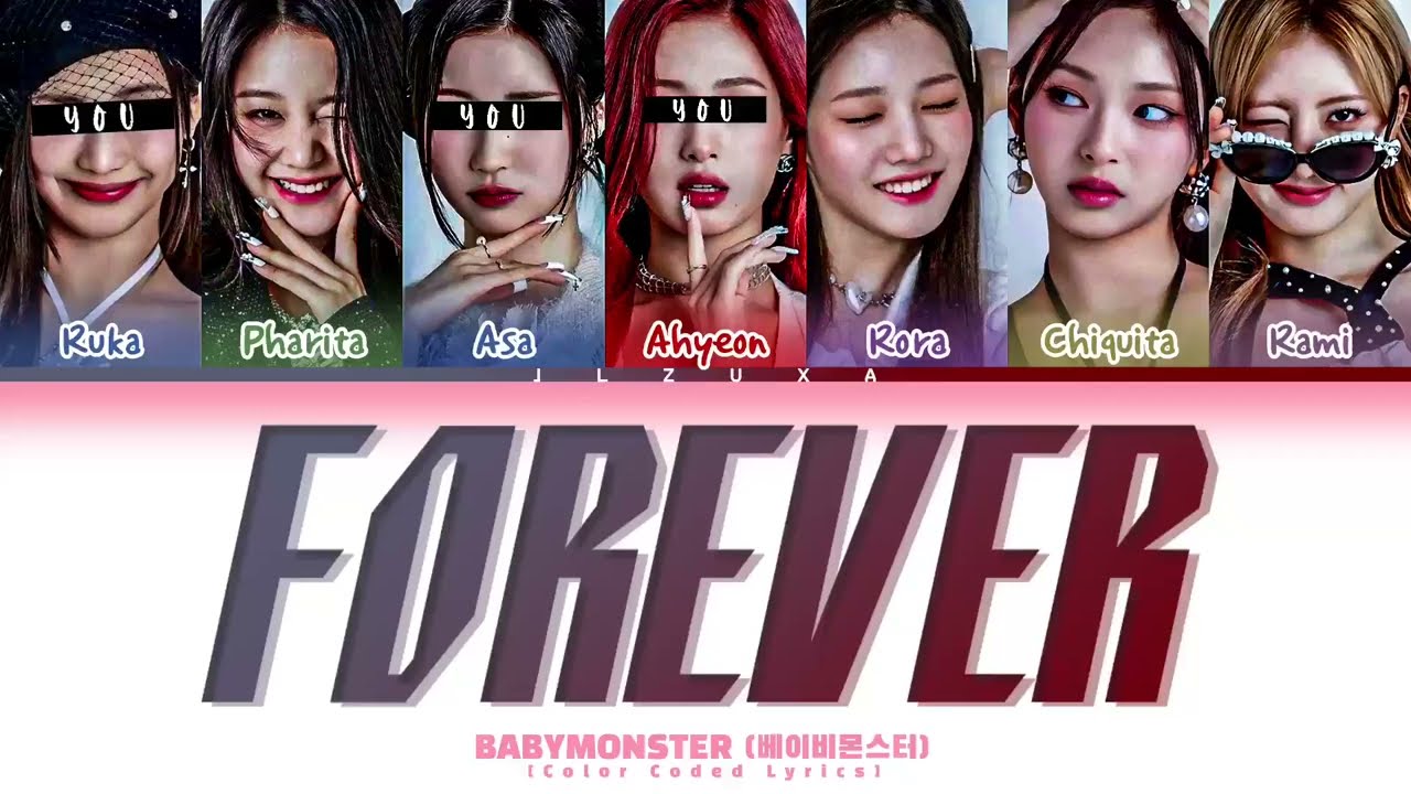 |-|| BABYMONSTER ||| forever but you are Ruka & Asa & Ahyeon [Karaoke Color Coded Lyrics]