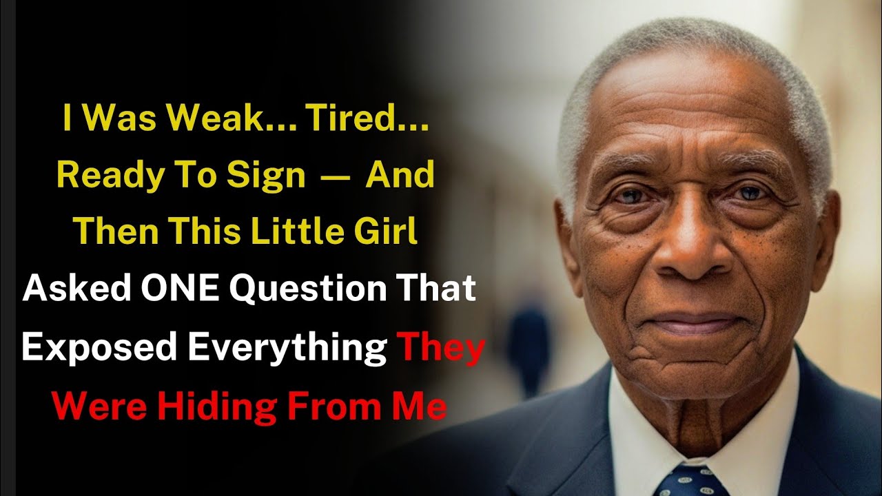 I Was One Signature Away From Losing Everything—Then A Child Asked One Question...