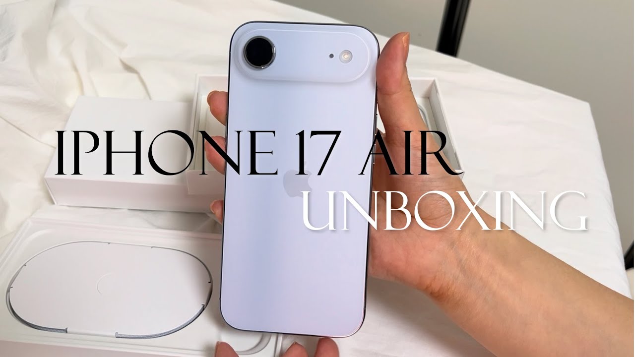 아이폰 17 에어, 진짜 얇음 ✨Iphone 17 Air Unboxing✨