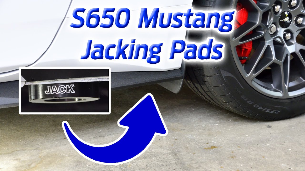 S650 2024 Mustang SVE Jacking Pads