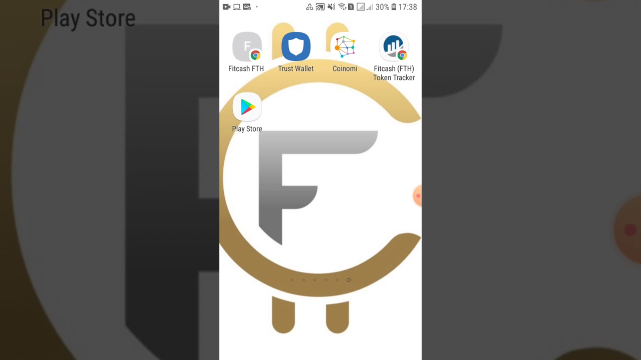 Adcionar a FITCASH FTH na Trust wallet para android ou IOS