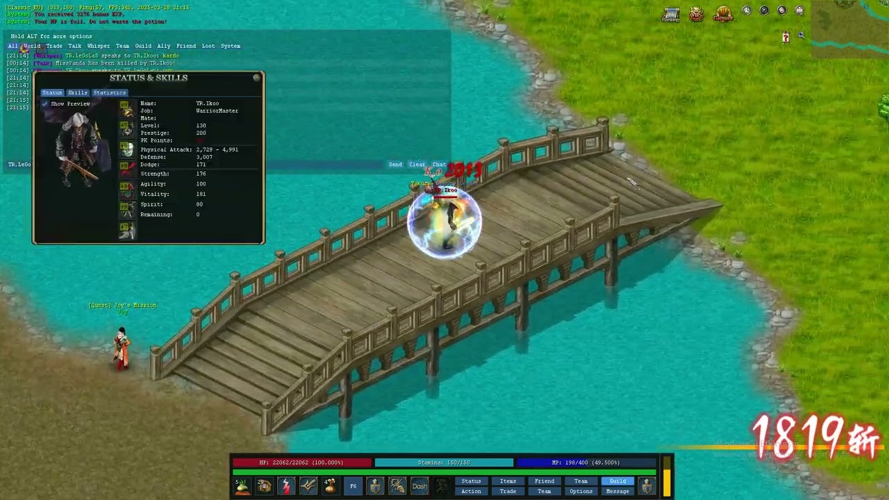 Conquer Online 2.0 Classic EU | Pking Time.. Going to 122 PK