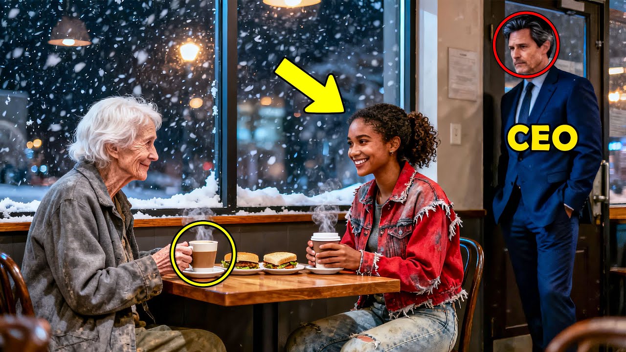 Young Seamstress Buys Coffee for a Poor Old Woman, Then Her Son Appeared and Changed Her Life