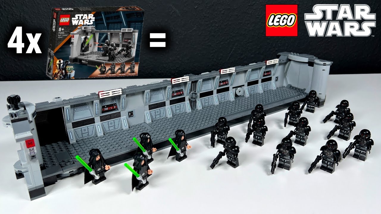 Соберите 4 набора LEGO Star Wars «Darktrooper Battlepack»! | Набор MOC 75324