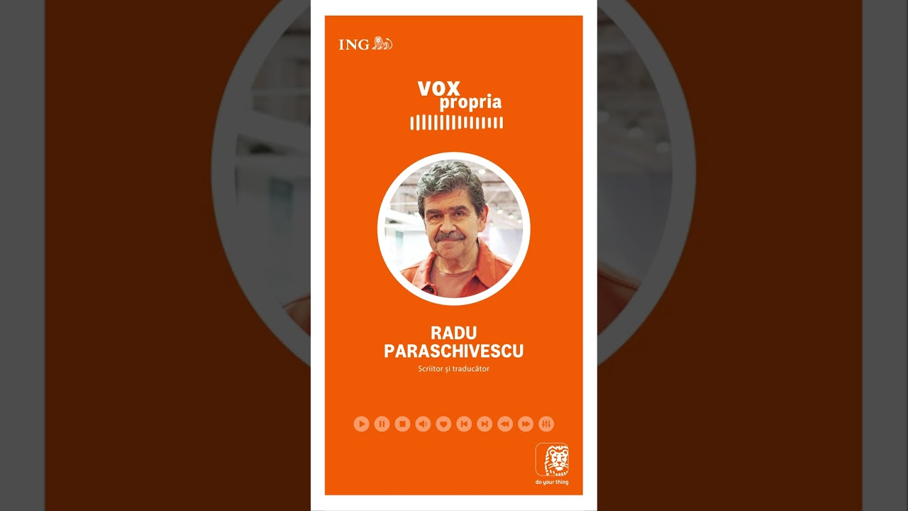 Liber să ai și momente dubitative cu Radu Paraschivescu