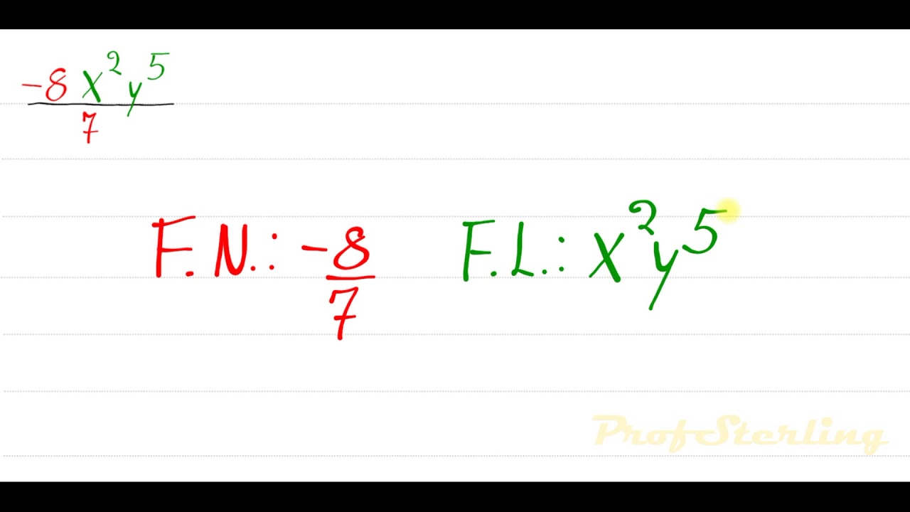 FACTOR NUM&Eacute;RICO Y LITERAL