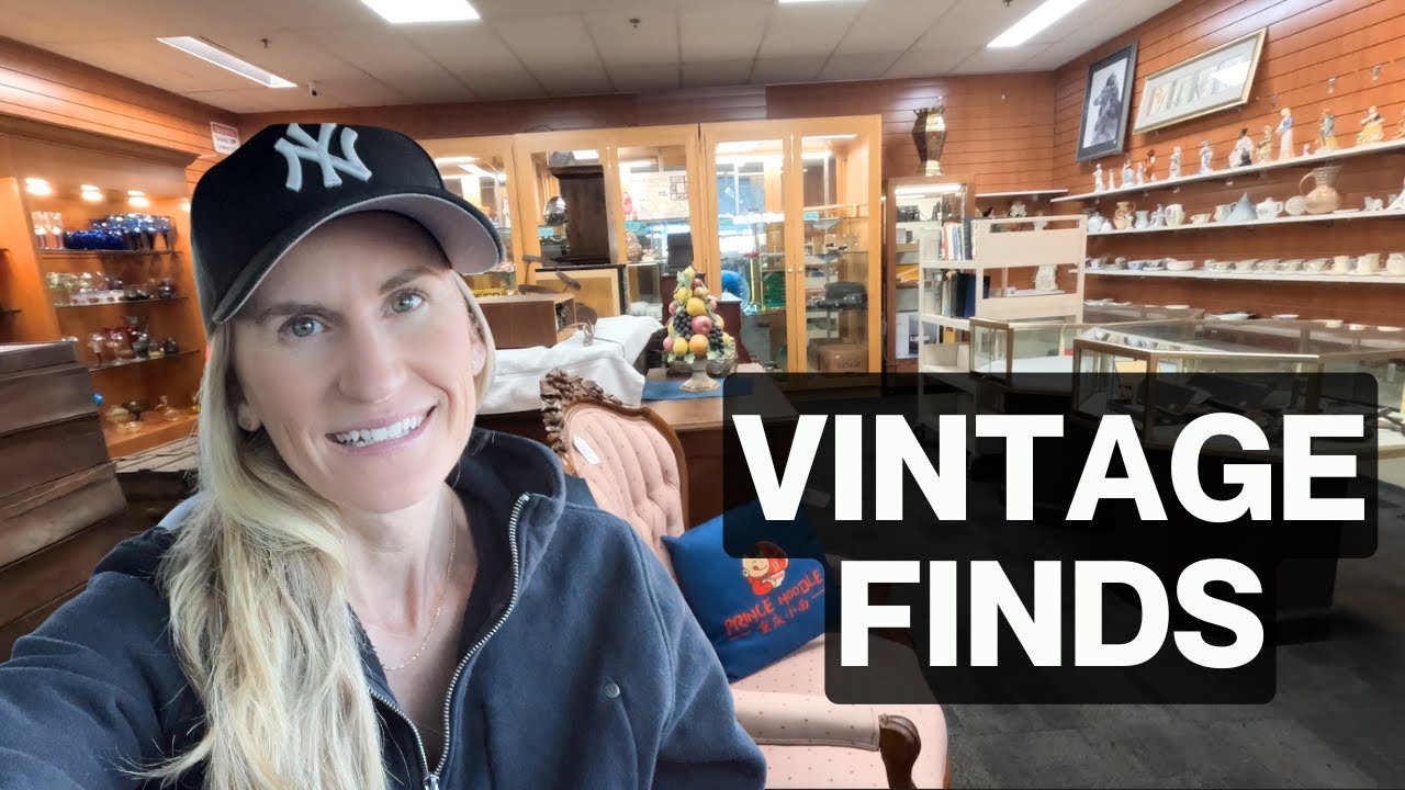 I Found Incredible Vintage Pieces in a HUGE Thrift Store Warehouse