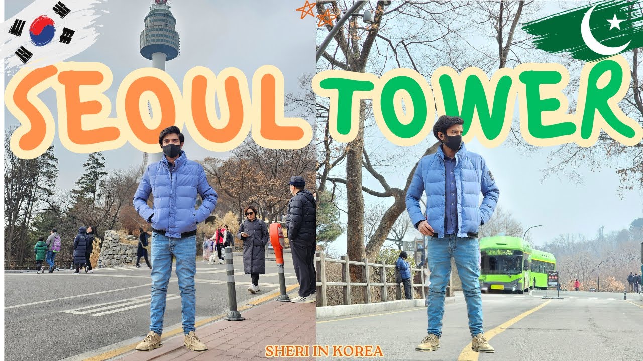 SEOUL TOWER VLOG  | NAMSAN TOWER KOREA [4K HDR] #soul #southkorea #seoultower #seoultour