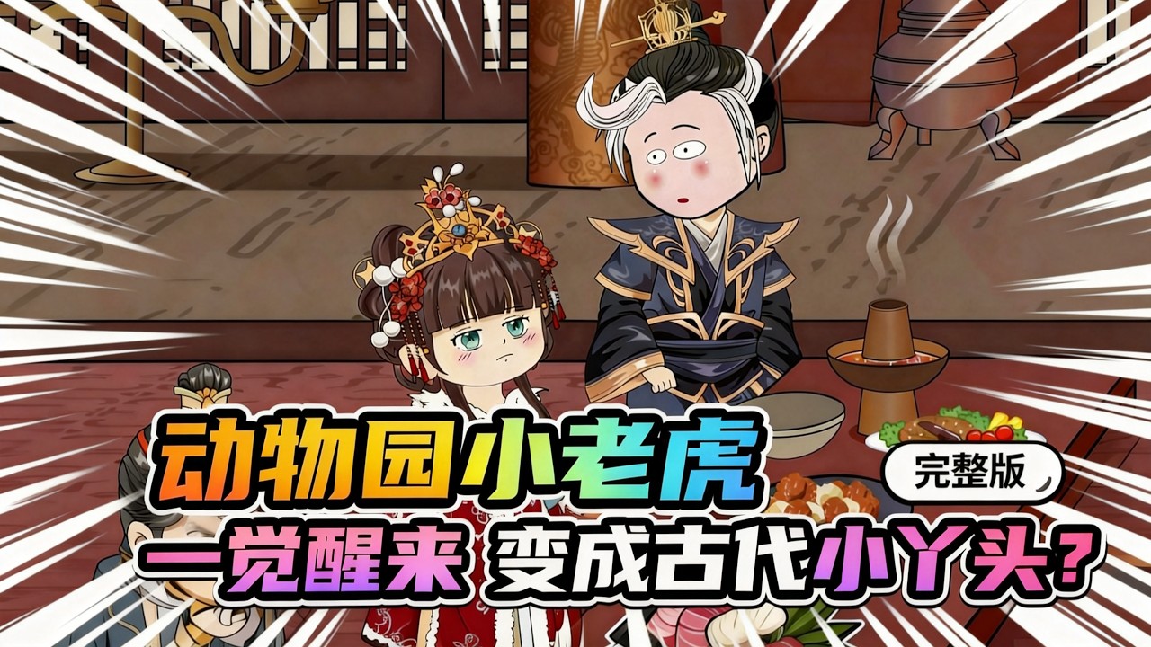 【一口气看完】野生动物园的虎老大，一觉醒来竟变成古代小丫头？！从山野虎妞到镇国郡主，一路被团宠：皇帝宠着、表哥哄着……#夜一漫谈 #别惹虎糯糯