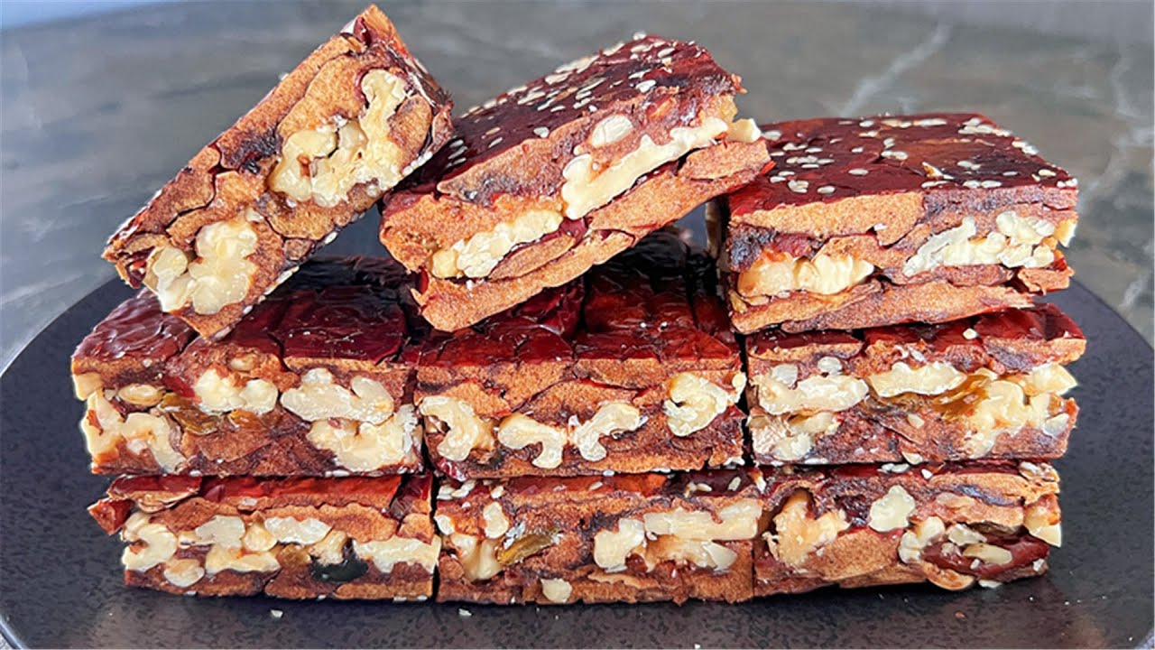 30多一斤的枣仁派配方来了，原汁原味无添加，过年待客倍有面儿|Chinese food