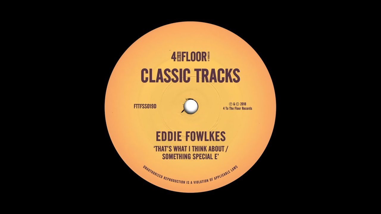 Eddie Fowlkes 'Something Special E'