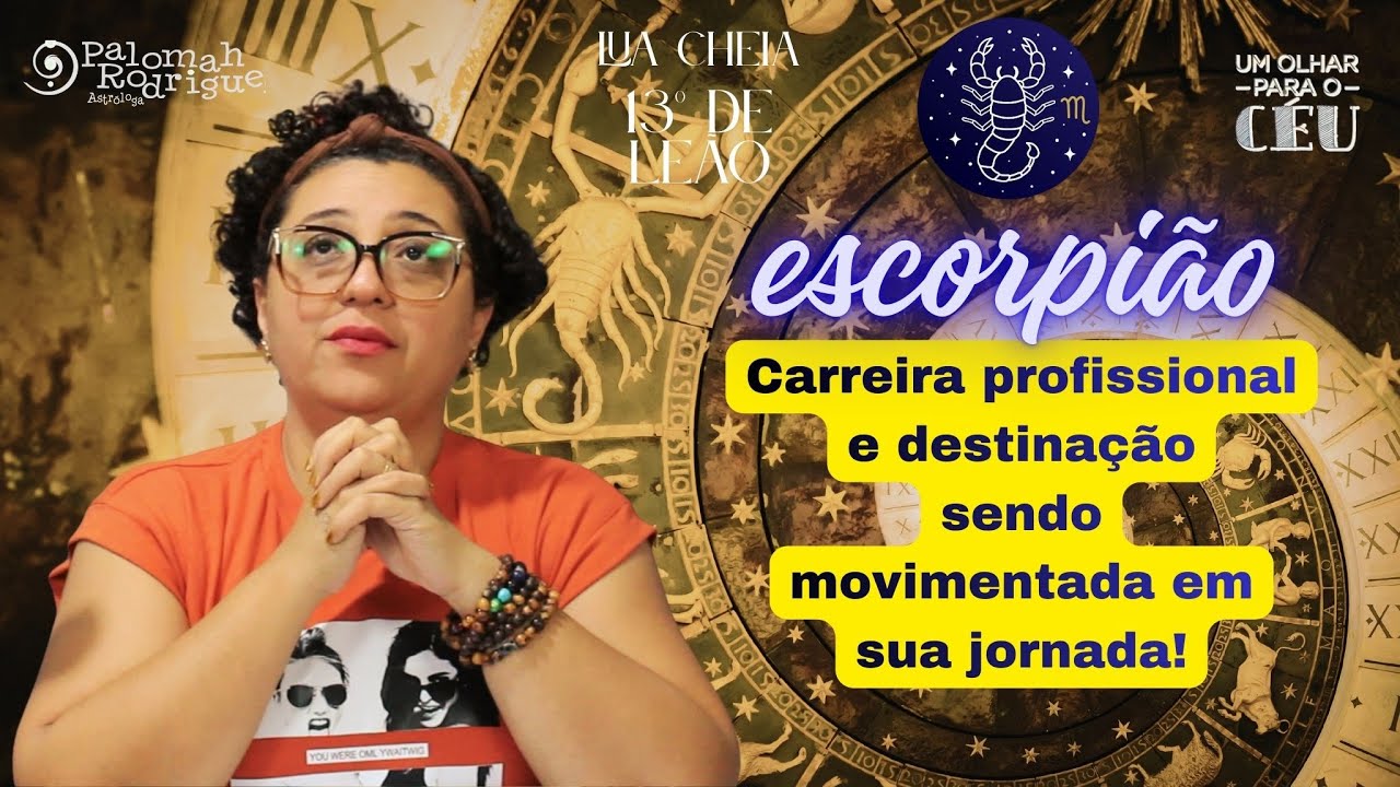 Um Olhar para o Céu - Previsão para Escorpião ♏ -  Lua Cheia 🌖 de 01/02!
