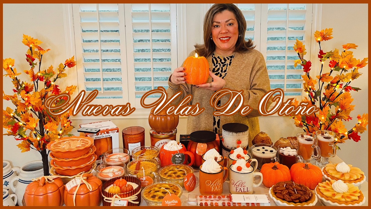 🤎 ☕️ 🍁 New Fall Candles You Must Have! 🤎 ☕️ 🍁 | Mi Nueva Collection De Velas De Otoño 2025!