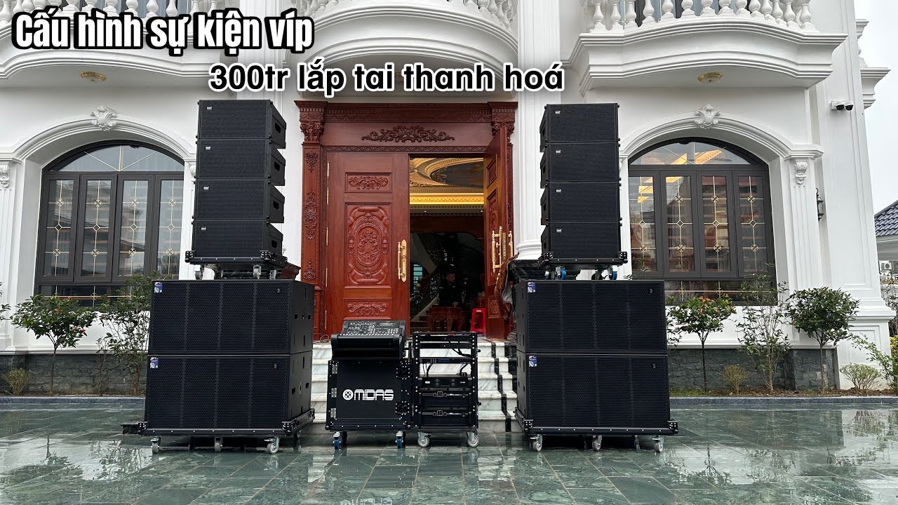 Lắp đặt bộ sự kiện DAP 300tr tại Thanh Hoá. Dùng mixer m32 hát hay như mở đĩa // Khánh NB 0981309379