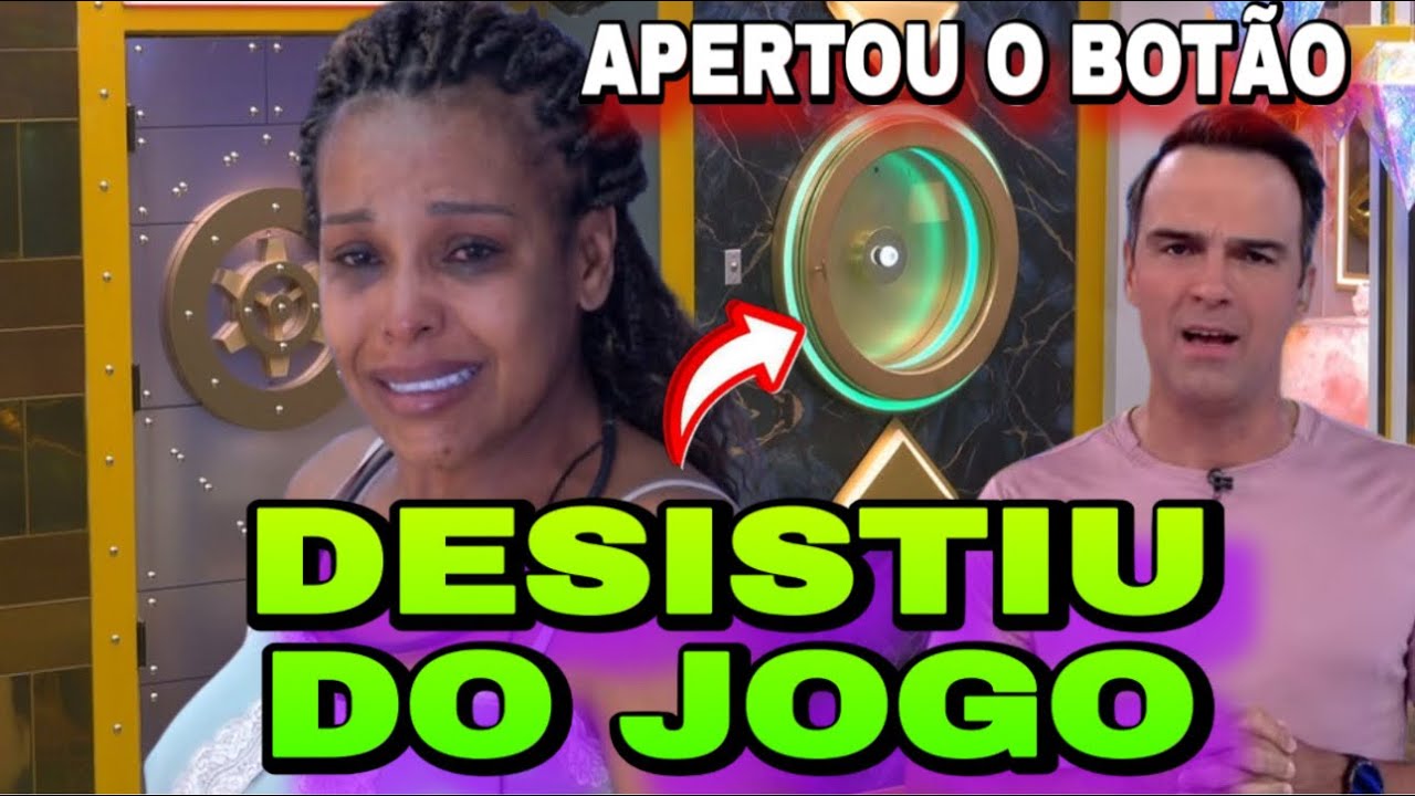 SOL APERTOU O BOT&Atilde;O E DESISTIU DO JOGO &ldquo;N&Atilde;O AGUENTO FICA AQUI MAIS&rdquo; E TADEU COMUNICA BROTHERS BBB 26