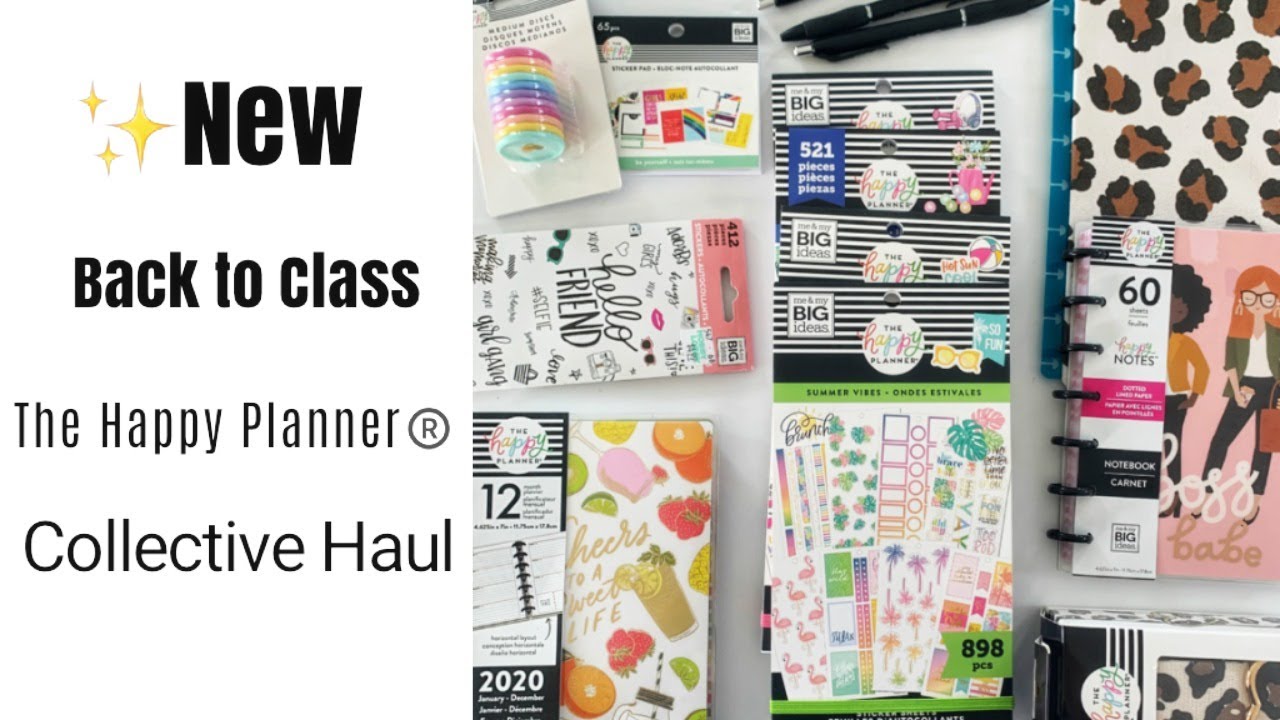 The Happy Planner&reg; Back to Class Haul