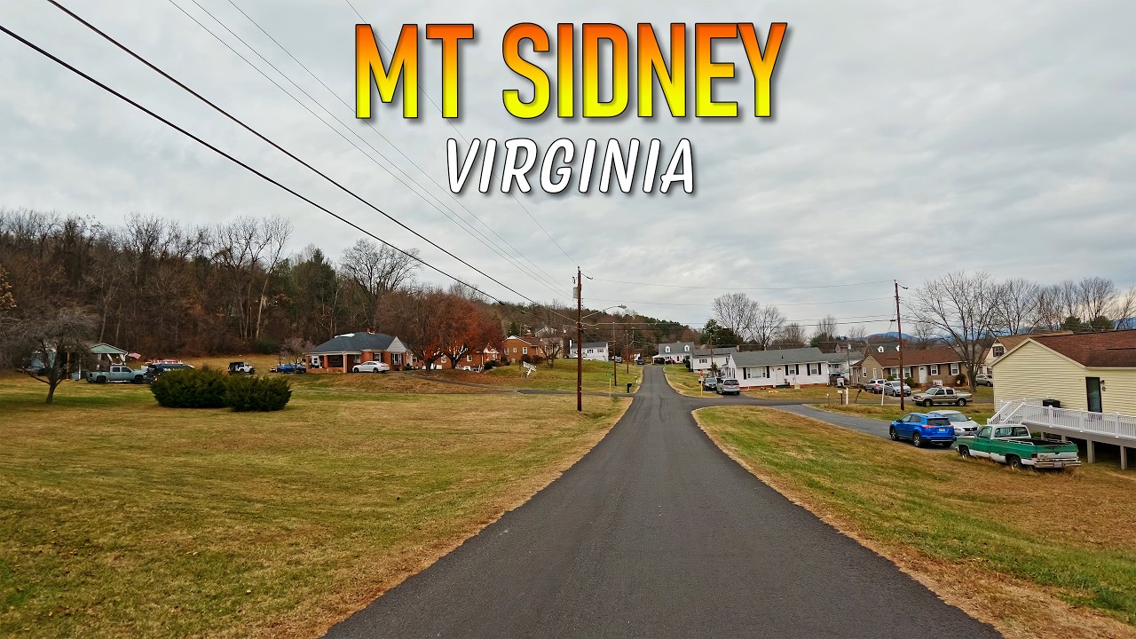 Mount Sidney Virginia Driving Through