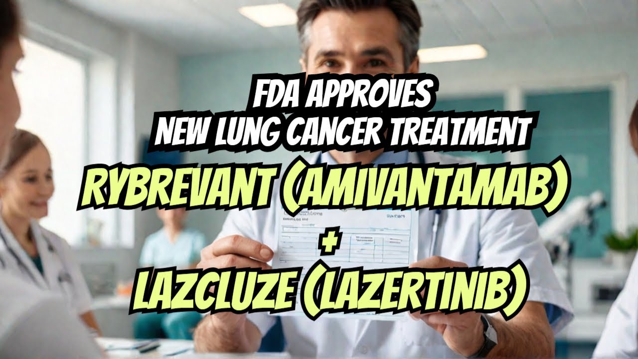 US FDA Approves Rybrevant (amivantamab) + Lazcluze (lazertinib) for non-small cell lung cancer