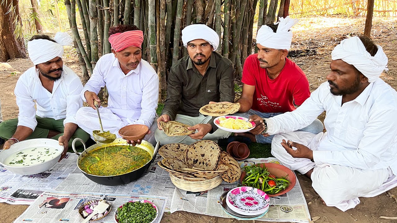 Delicious Dodi Curry | મૅઠાભા આયા ડોડી ની કઢી ખાવા | Desi Jalso