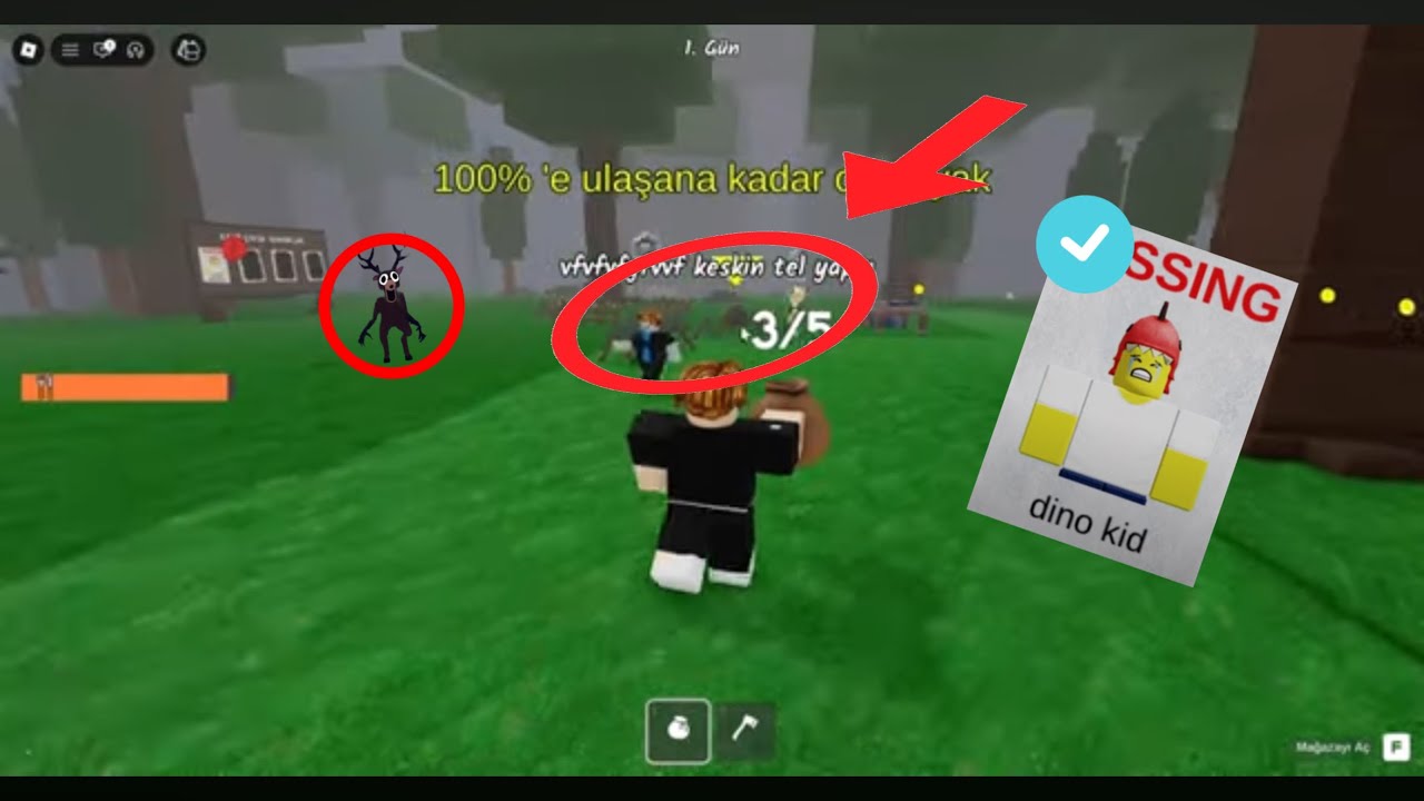 ROBLOXTA ORMANDA 99 GECE OYNADIM