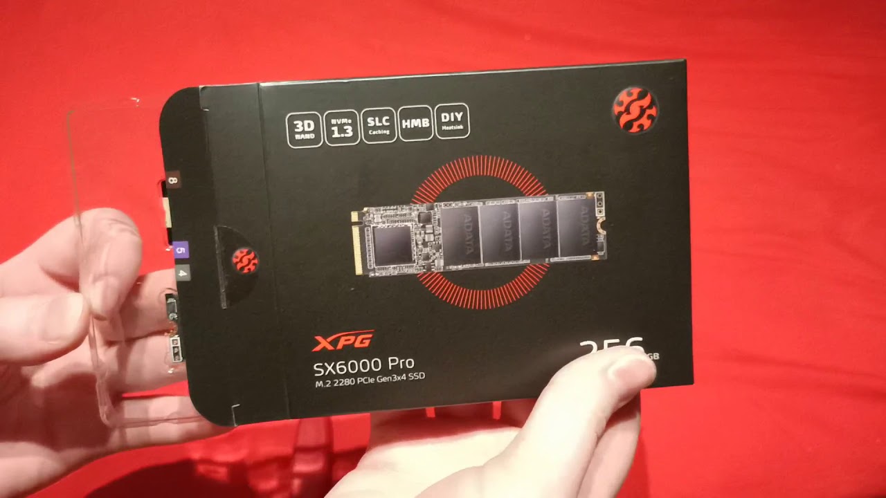 ADATA XPG SX6000 UNBOXING