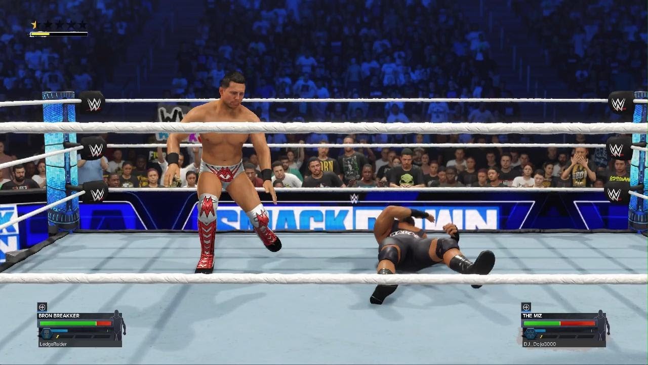PWG The miz vs Bron Breakker