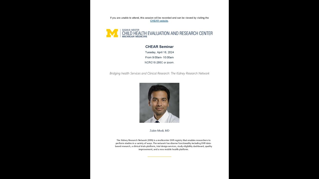 Bridging health Services and Clinical Research: The Kidney Research Network