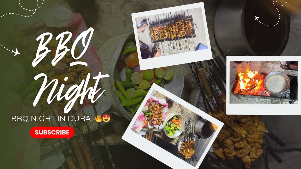 When Dubai Nights & City Lights Turn Into a BBQ Party🔥🍖🍗