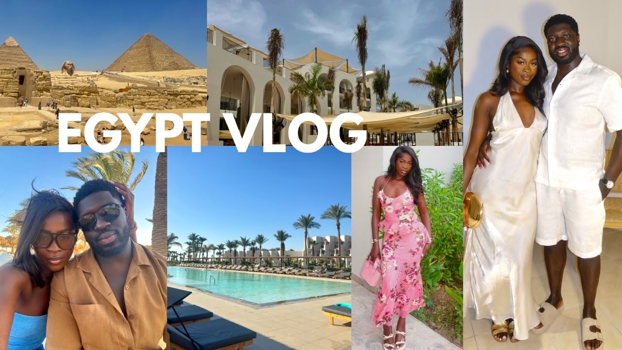 EGPYT VLOG: HURGHADA AND CAIRO, PYRAMIDS, SERRY BEACH HOTEL ALL INCLUSIVE, SUN SEA & AMAZINGGGG