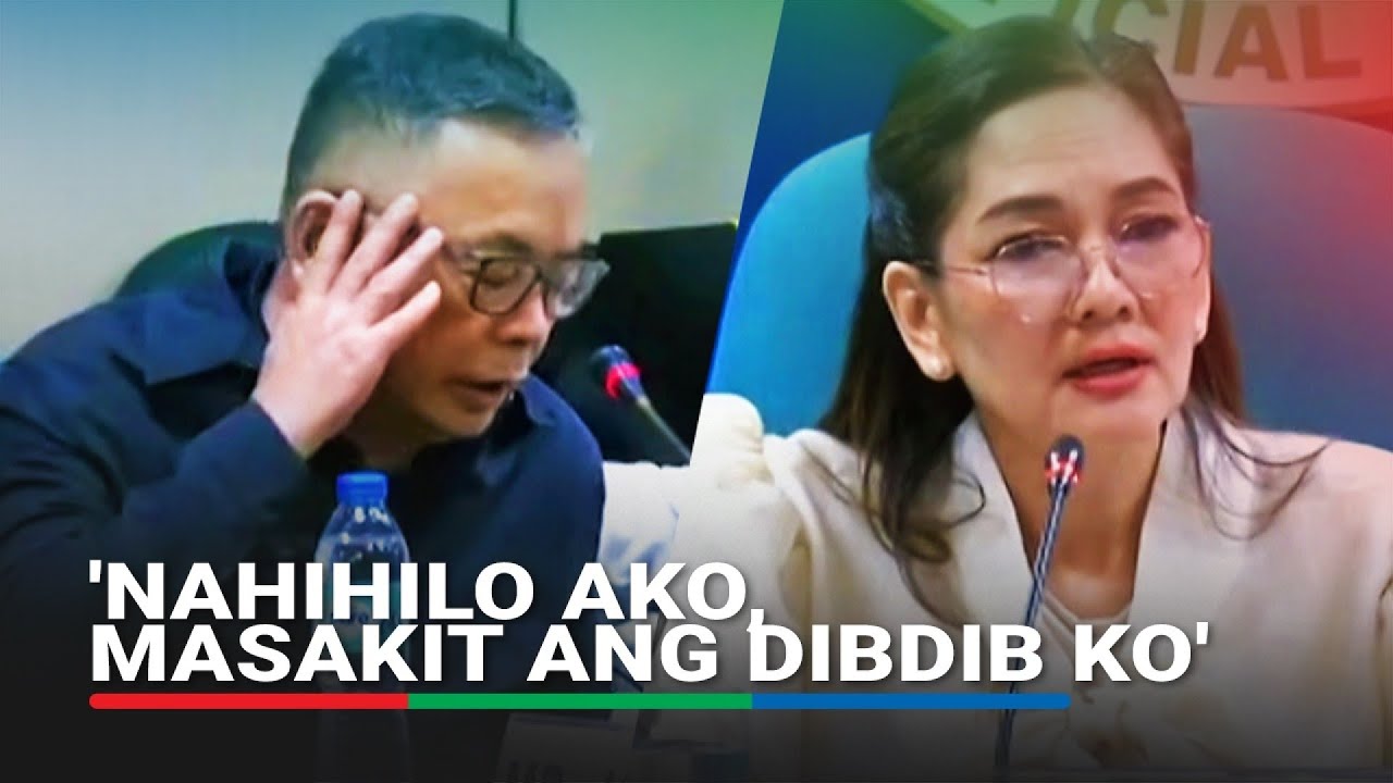 'Nahihilo ako': Joseph Sy complains of dizziness, chest pain as he faces Senate probe | ABS-CBN News