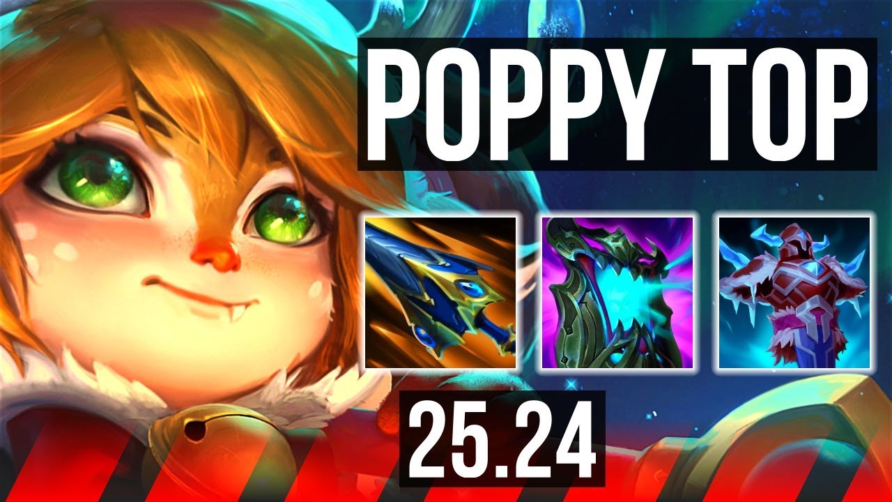 POPPY vs DARIUS (TOP) | Good KDA: 11/1/7 | EUW Master | 25.24
