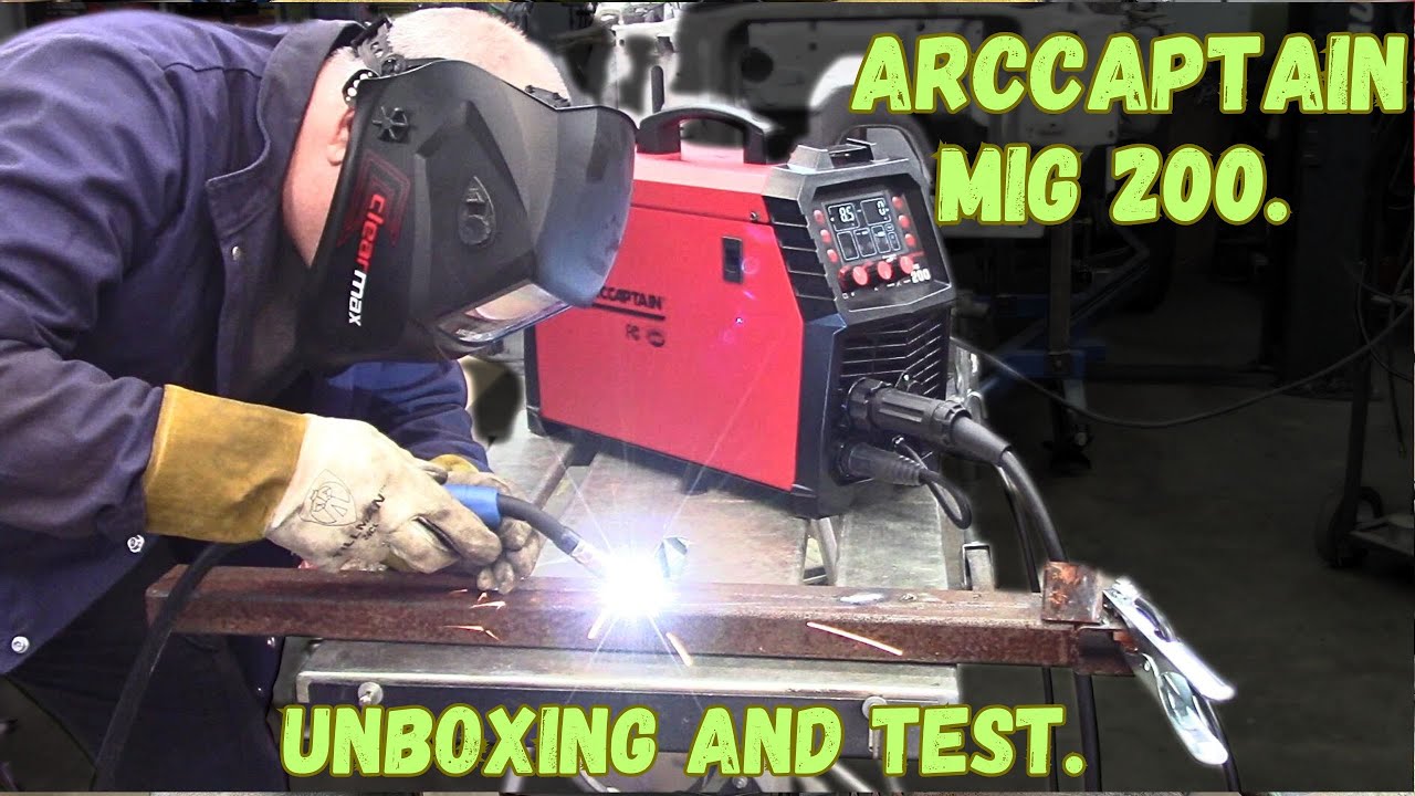 Arccaptain MIG 200 unboxing and use. Reposted for security reasons. #arccaptain #migwelder